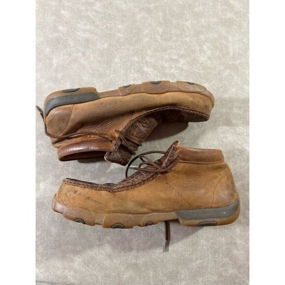 Twisted X with Cellsole Mens MDMNT01 Tall Driving Steel‎ Toe Shoes Leather 11.5M main image 5